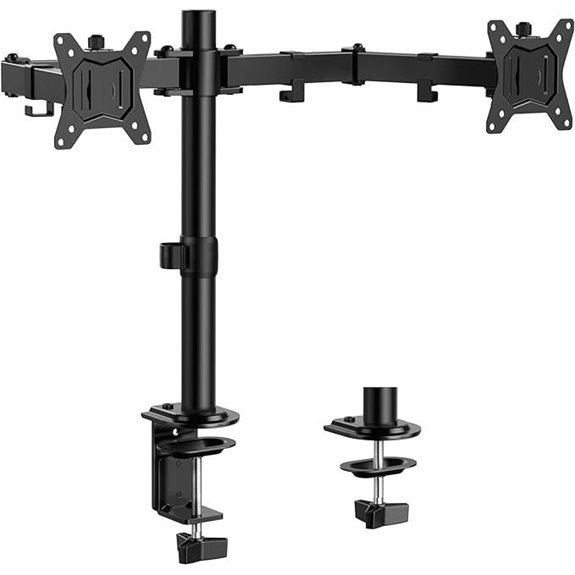 ErGear Dual Monitor Stand Adjustable Supports 2 Screens