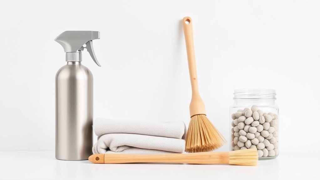 eco friendly minimalist cleaning essentials