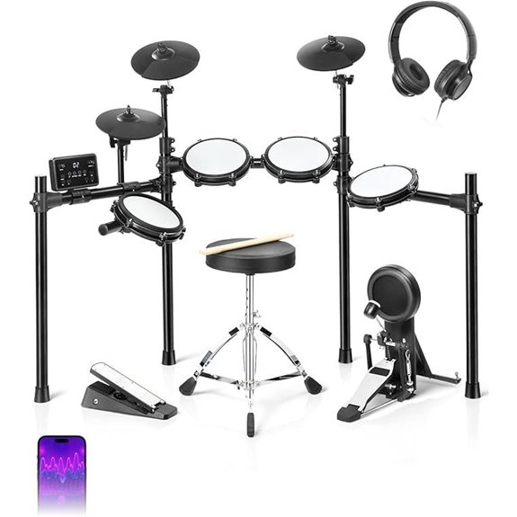 Ktaxon Electric Drum Set with MIDI & 225 Sounds