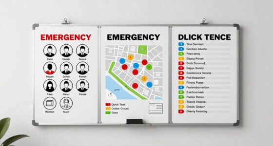 emergency contact and meeting details