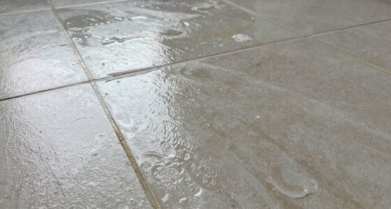 excess soap dulls tile