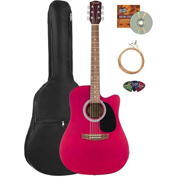 Fender FA Series Dreadnought Acoustic-Electric Guitar Bundle