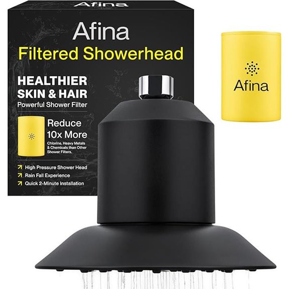 Afina Filtered Shower Head with KDF-55 Filter