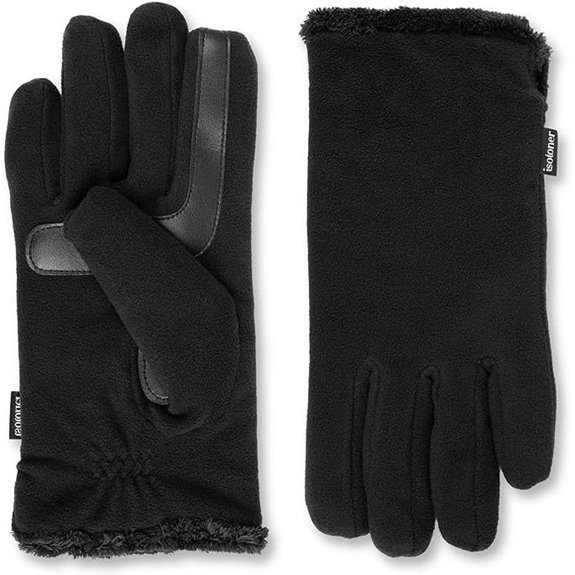 fleece gloves with touch