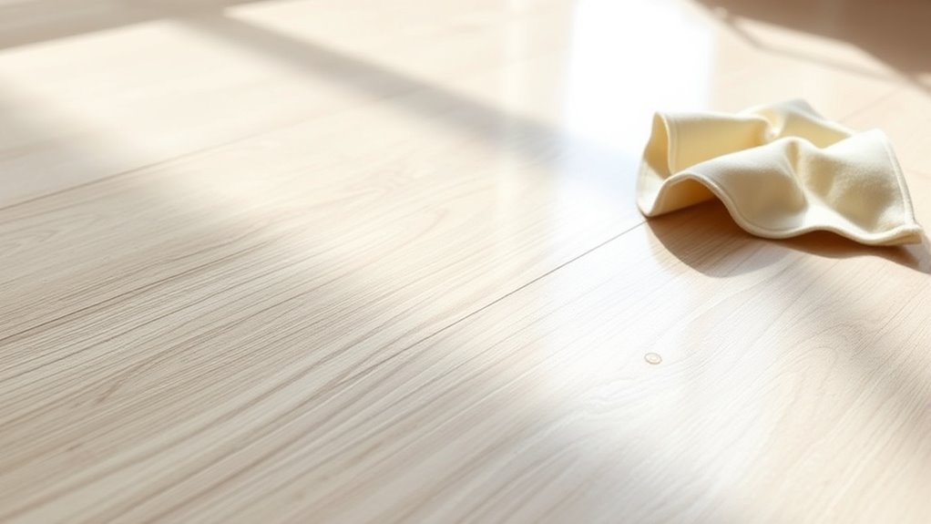 floor material composition and care