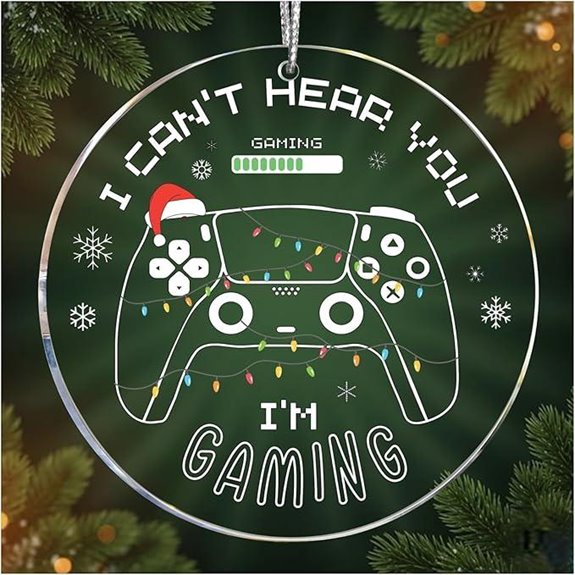 Gaming Christmas Ornaments 2025 for Gamers and Kids