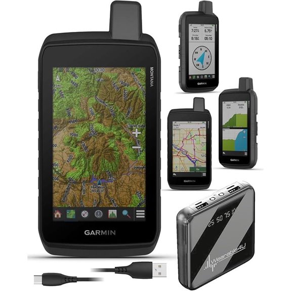 Garmin Montana 710 Rugged GPS Navigator with PowerBank