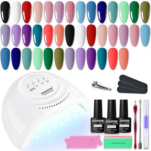 JODSONE Gel Nail Polish Kit with UV Light