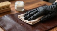 gentle cleaning preserves leather