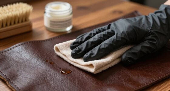 gentle cleaning preserves leather