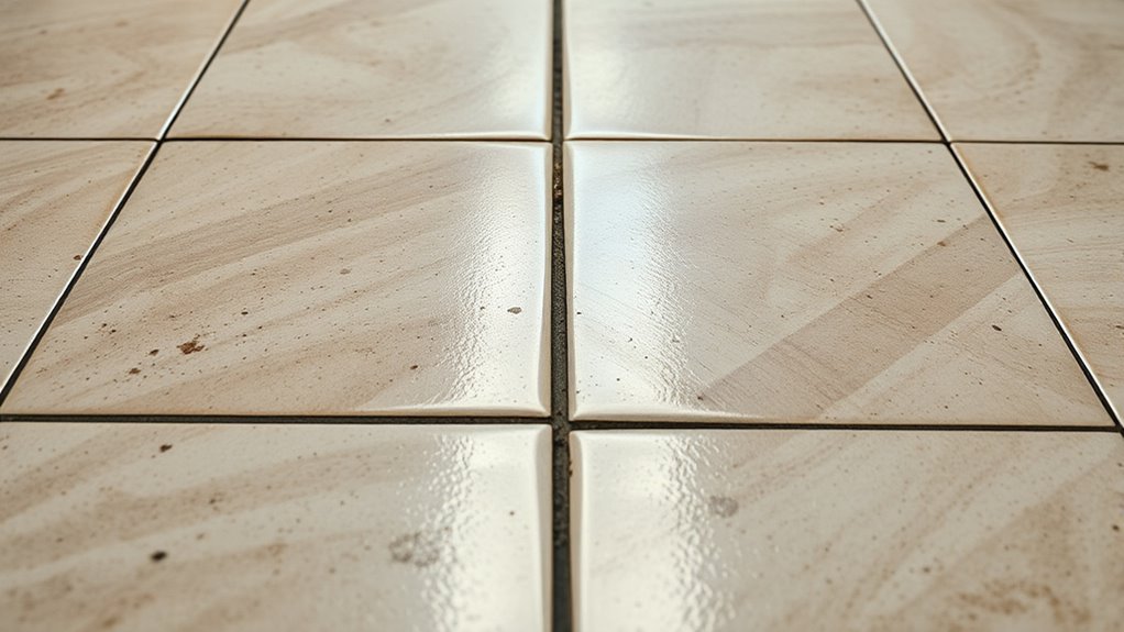 gentle cleaning preserves tile