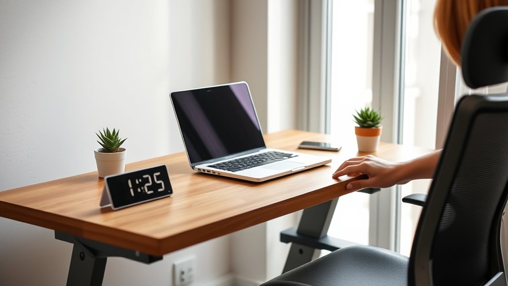 gradually increase standing time