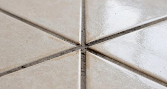 grout darkening fast