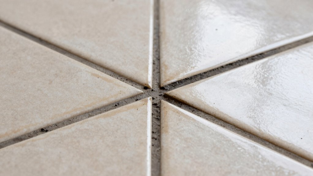 grout darkening fast