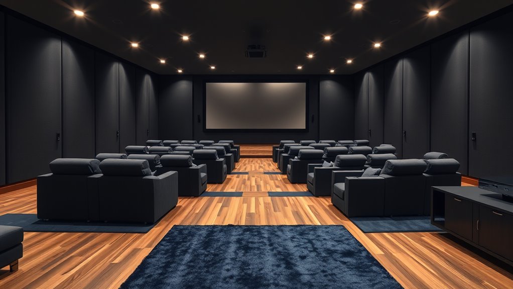 harmonious stylish home theater