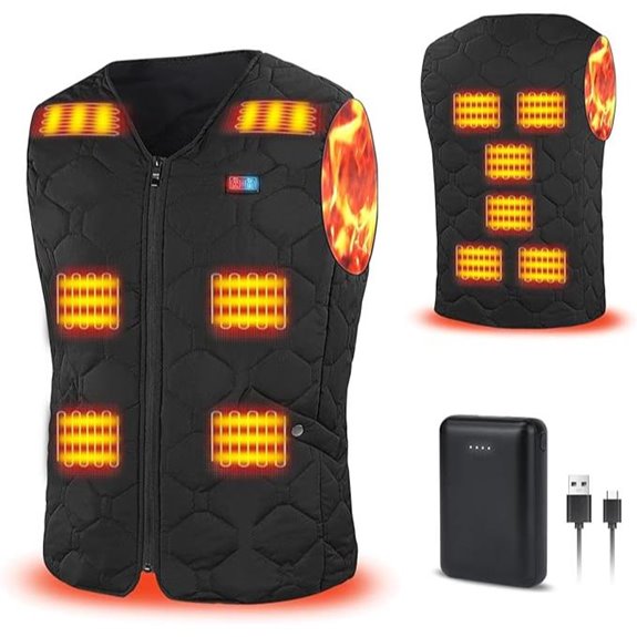 Rrtizan Men’s Heated Vest with Battery Pack