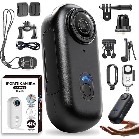 Motorcycle 360° HD Camera for Helmet Waterproof 4K