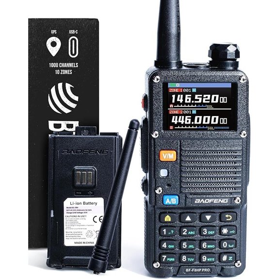 BAOFENG BF-F8HP PRO 10W Tri-Band Two-Way Radio