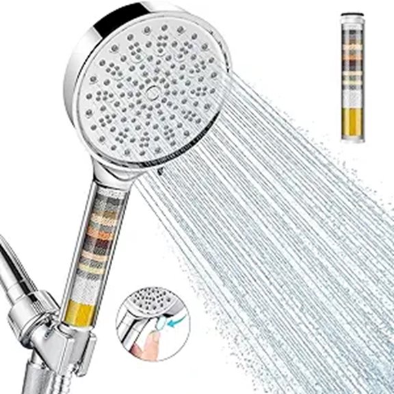 Cobbe High Pressure Shower Head with Filters