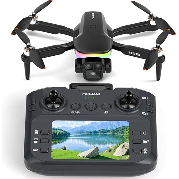 4K Camera Drone with Remote and LED Lights