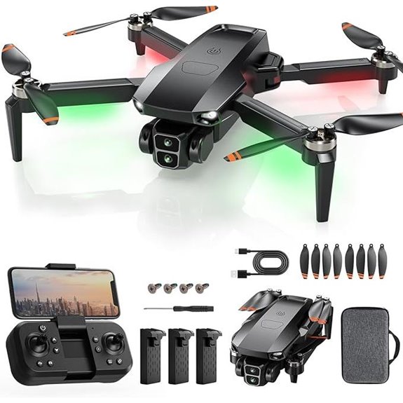 4K Camera Drone with Brushless Motor and FPV