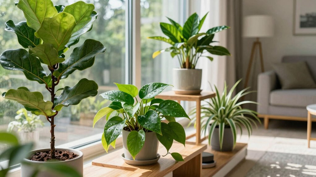 houseplants improve air quality