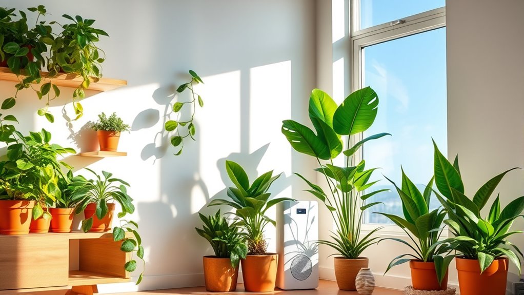 indoor plants have limited impact