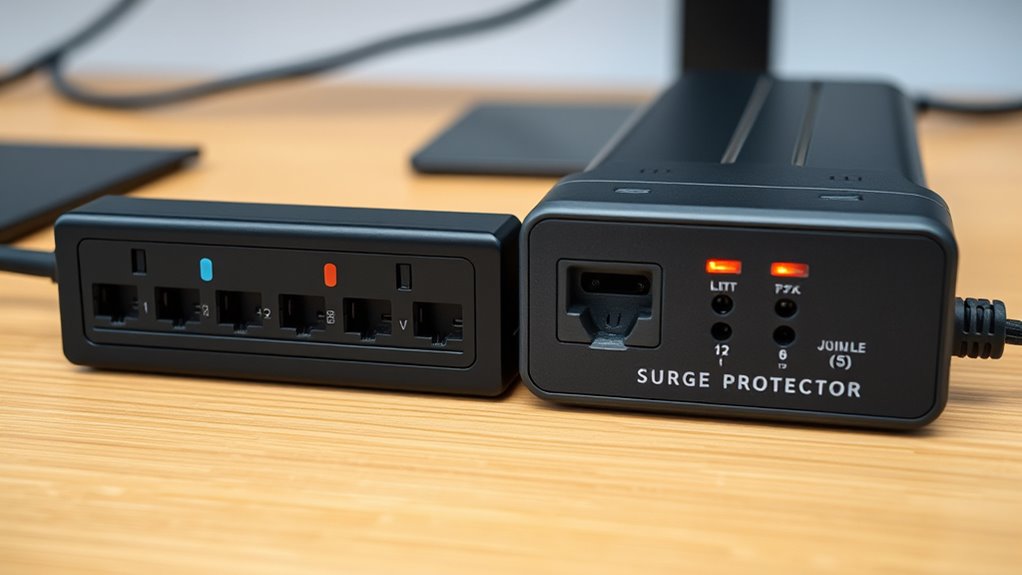 joule ratings indicate surge capacity