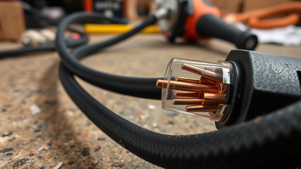 keep cords close and secure