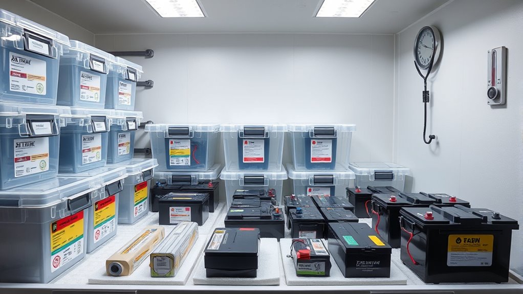 label pack store safely