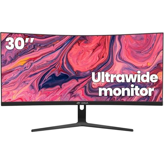 CRUA 30-Inch Ultrawide Curved Monitor with FreeSync