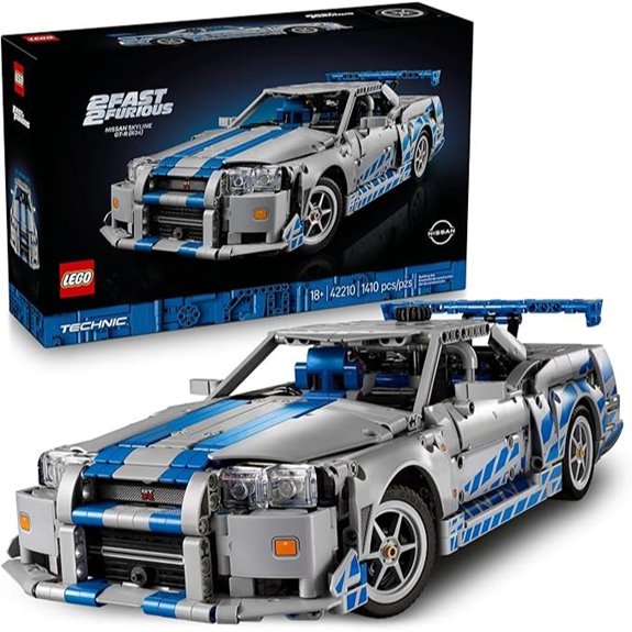 LEGO Technic Nissan Skyline R34 Car Model Kit