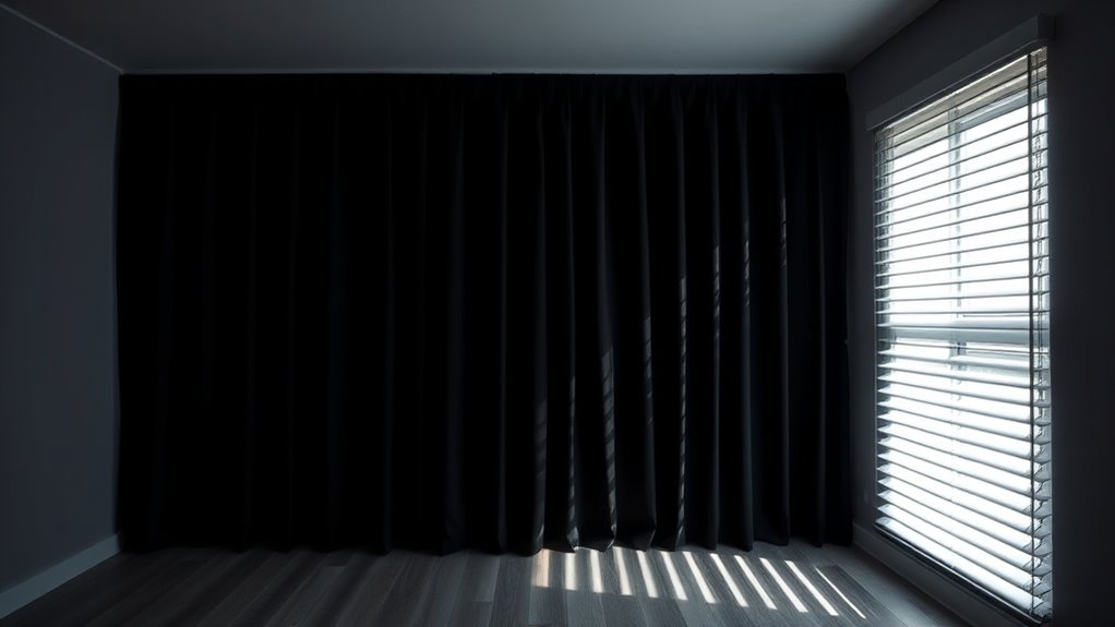light leakage curtains versus blinds