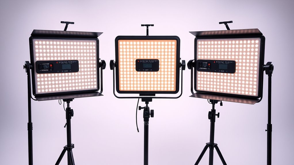 lighting quality and flexibility