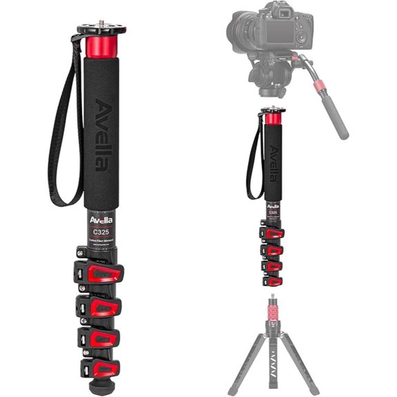 Avella 58 Carbon Fiber Camera Monopod