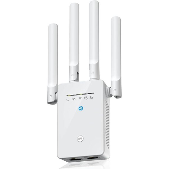 WiFi Extender Signal Booster Long Range Ethernet Port