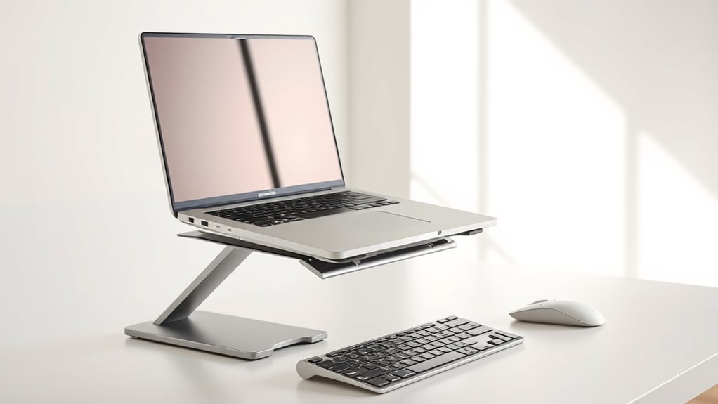 maintain ergonomic monitor placement