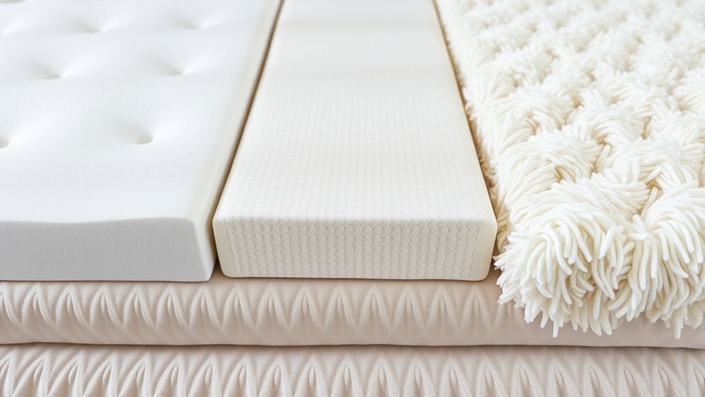 mattress material feel variations