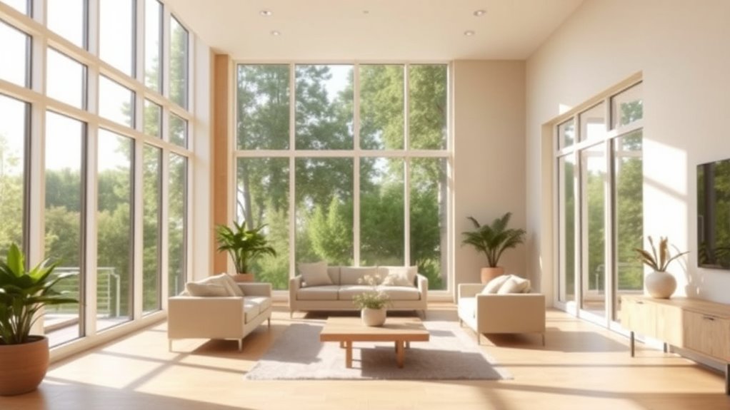 maximize light and views