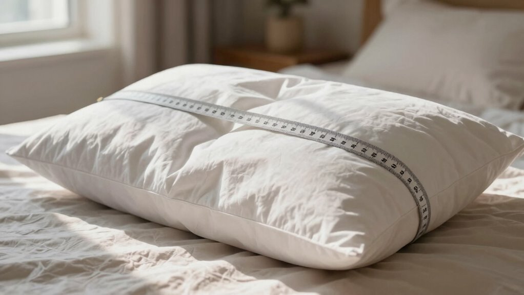 measure pillow height properly