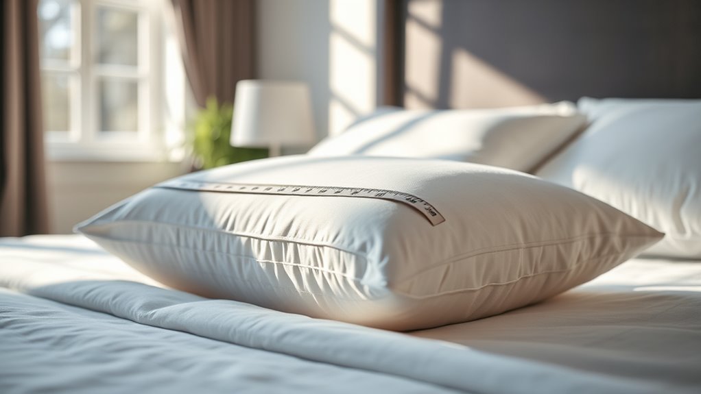 measuring pillow support correctly