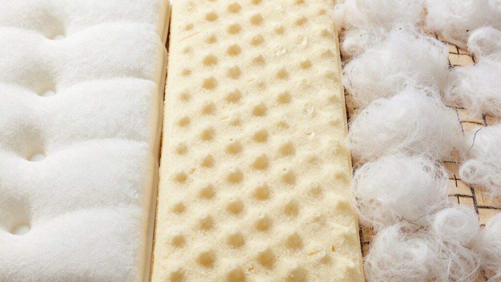 memory foam latex fiber