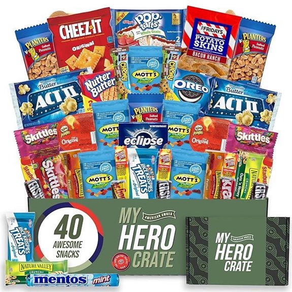 Military Snack Box Variety Gift Basket