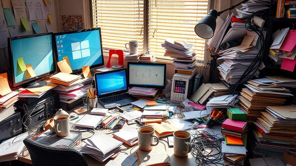 minimize unnecessary visual distractions