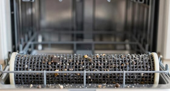 neglected dishwasher filter maintenance