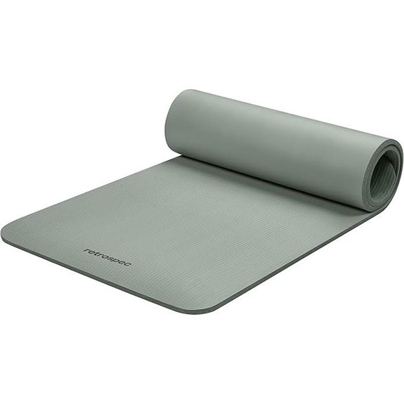Retrospec Solana Yoga Mat with Strap Non-Slip 72x24