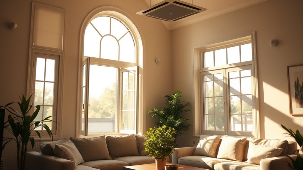 open windows use fans