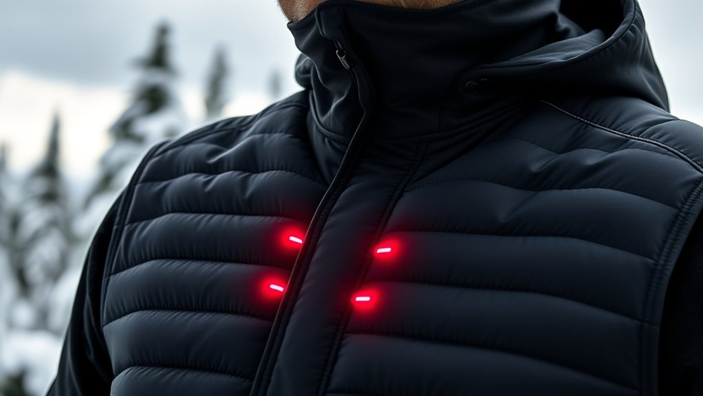 optimal heated vest features