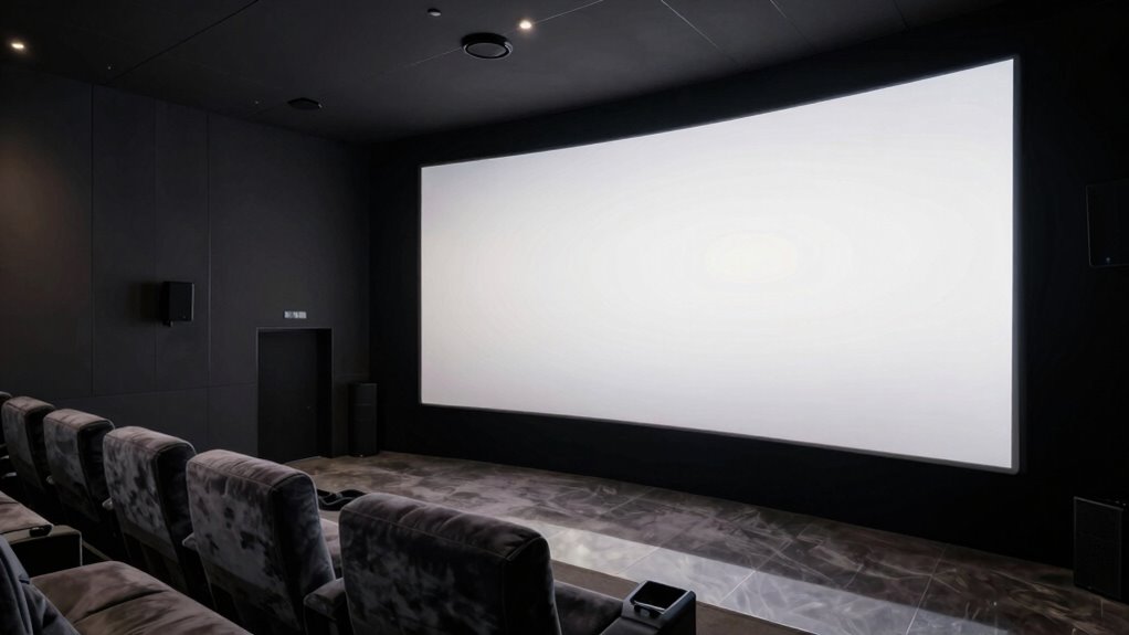 optimal home theater screen sizes