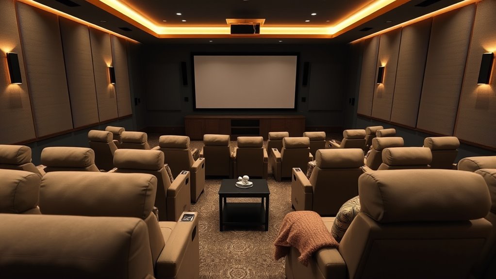 optimal home theater seating